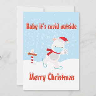 Baby Het Is Covid Buiten Ijsbeer 2020 Feestdagenkaart