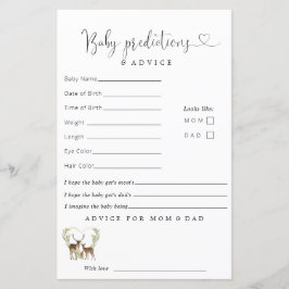 Baby Het is de Koude Kaart van het Advice van de V