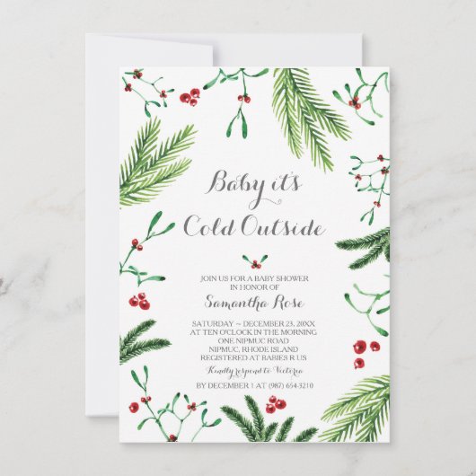 Baby Het is de Koude Uitnodiging van de Koude Buit (Voorkant)