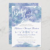 Baby Het is de Koude Uitnodiging van het Baby show (Voorkant / Achterkant)