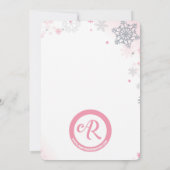 Baby het is de Koude Uitnodiging van het Baby show (Achterkant)