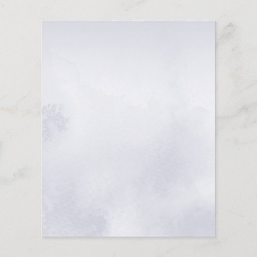 Baby Het is de Koude Uitnodiging van het Baby show (Achterkant)