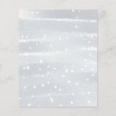 Baby Het is de Koude Uitnodiging van het Baby show (Achterkant)