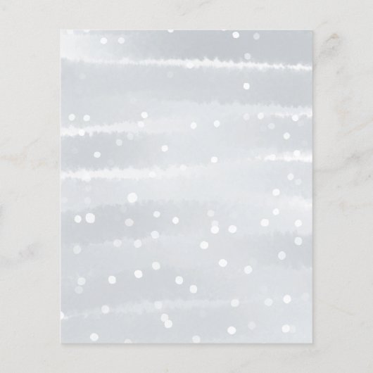 Baby Het is de Koude Uitnodiging van het Baby show (Achterkant)