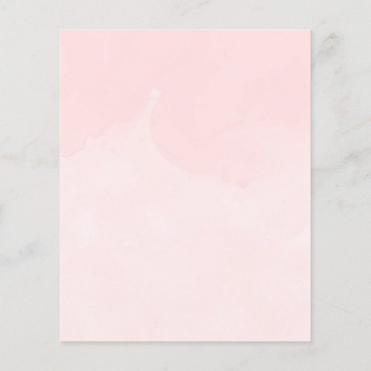 Baby Het is de Koude Uitnodiging van het Baby show (Achterkant)