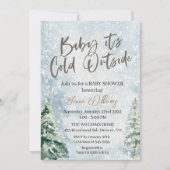 Baby het is de Koude Uitnodiging van het Baby show (Voorkant)