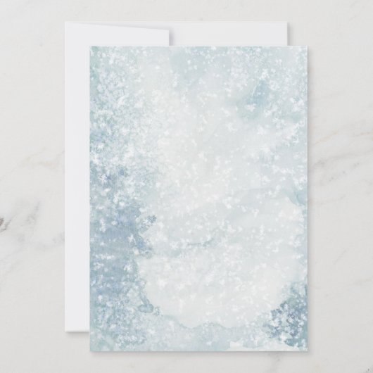 Baby het is de Koude Uitnodiging van het Baby show (Achterkant)