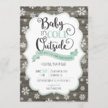 Baby het is de Koude Uitnodiging van het Baby show