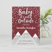 Baby Het is de Koude Uitnodiging van het Buiten Ba (Staand voorkant)