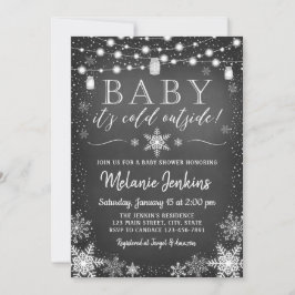 Baby Het is de Koude Uitnodiging van het Buiten Ba