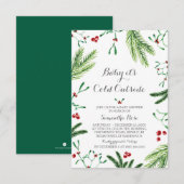 Baby Het is de Koude Uitnodiging van het Buiten Ba (Voorkant / Achterkant)