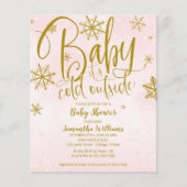 Baby Het is de Koude Uitnodiging van het Buiten Ba (Voorkant)