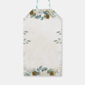 Baby Het is de Koude Uitnodiging van het Buiten Ba Cadeaulabel (Achterkant)