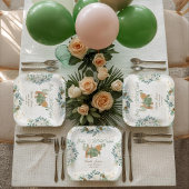 Baby Het is de Koude Uitnodiging van het Buiten Ba Papieren Bordje