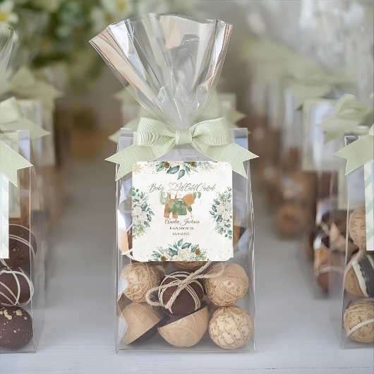 Baby Het is de Koude Uitnodiging van het Buiten Ba Vierkante Sticker