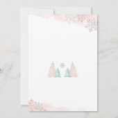 Baby het is een koude douche uitnodiging (Achterkant)