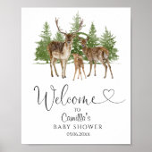 Baby Het is het Koude Onthaal van het Baby shower Poster (Voorkant)