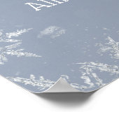 Baby Het is het Welkomstteken van het Baby shower  Poster (Hoek)