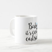 Baby Het is koud buiten 11oz koffie-Mok Koffiemok (Voorkant links)