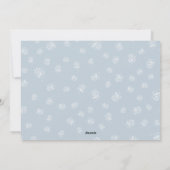 Baby Het is koud buiten 3 Foto Feestdagenkaart (Achterkant)