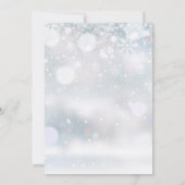 Baby Het is koud buiten 4 Foto Boy Holiday Birth Aankondiging (Achterkant)