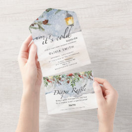 Baby het is koud buiten All In One Uitnodiging