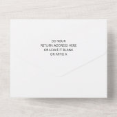 Baby het is koud buiten All In One Uitnodiging (Achterkant)