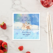 Baby Het is Koud Buiten Arctic Animals Baby shower Servet (Insitu)