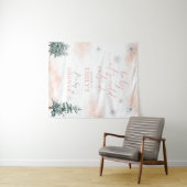 Baby Het is koud buiten Baby shower achtergrond Wandkleed (In Situ (horizontaal))