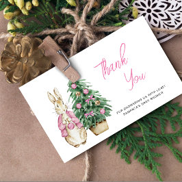 Baby het is koud buiten baby shower bedankt kaart