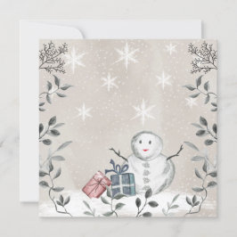 Baby het is koud buiten baby shower blanco kaart