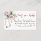 Baby Het is koud buiten baby shower boek aanvraag Informatiekaartje (Voorkant)
