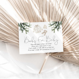 Baby Het is koud buiten Baby shower boeken voor Ba Informatiekaartje