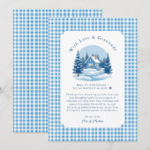 Baby Het is koud buiten Baby shower Dank je Bedankkaart (Voorkant / Achterkant)