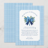 Baby Het is koud buiten Baby shower Dank je Bedankkaart (Voorkant / Achterkant)