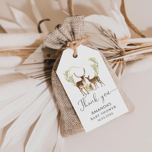 Baby Het is koud buiten Baby shower Dank je Cadeaulabel