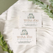 Baby Het is koud buiten Baby shower dank u kaart