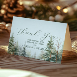 Baby Het is koud buiten Baby shower dank u kaart