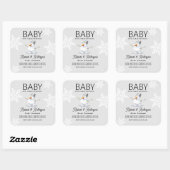 "Baby Het is koud buiten" Baby shower Favor Label (Vel)