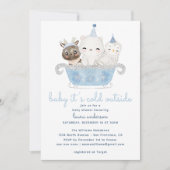 Baby Het is koud buiten Baby shower Kaart (Voorkant)