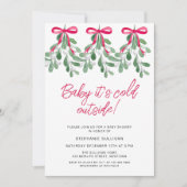 Baby Het is koud buiten Baby shower Kaart (Voorkant)