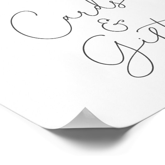 Baby Het is koud buiten Baby shower Kaarten & gesc Poster (Hoek)