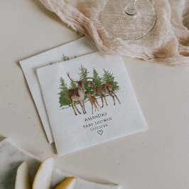 Baby Het is koud buiten Baby shower Servet