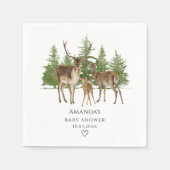 Baby Het is koud buiten Baby shower Servet (Voorkant)