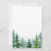 Baby het is koud buiten Baby shower Uitnodiging (Achterkant)