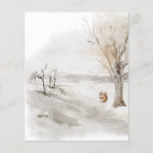 Baby het is koud buiten Baby Shower Uitnodigingen (Achterkant)