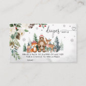 Baby Het is Koud Buiten Baby shower Visitekaartje (Voorkant)