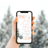 Baby het is koud buiten, Baby shower winter Kaart