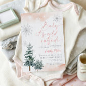 Baby het is koud buiten, Baby shower winter Kaart