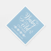 Baby Het is koud buiten Baby showers servet (Hoek)